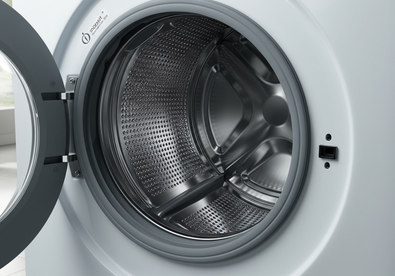 Indesit EWUC 4105 — детали корпуса и качество сборки